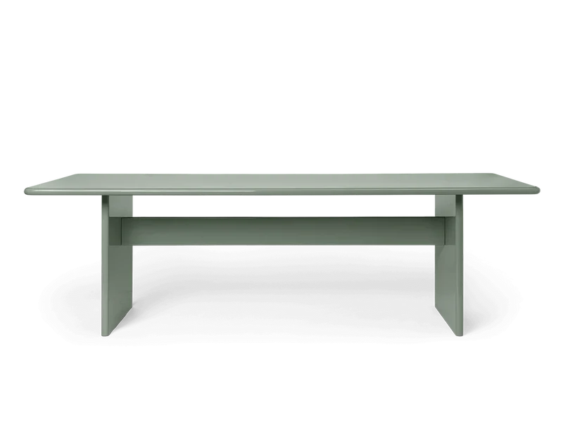 Rink Dining Table - 240 x 90 - Tea Green