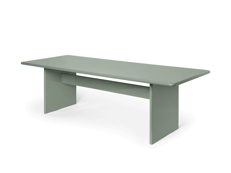 Rink Dining Table - 240 x 90 - Tea Green