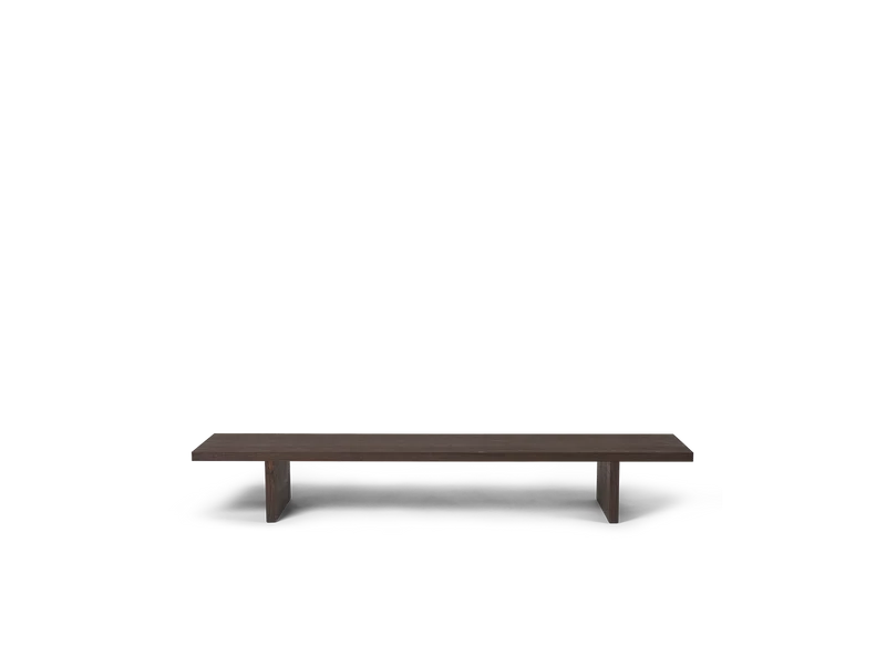 Kona Display Table - Dark Stained Oak