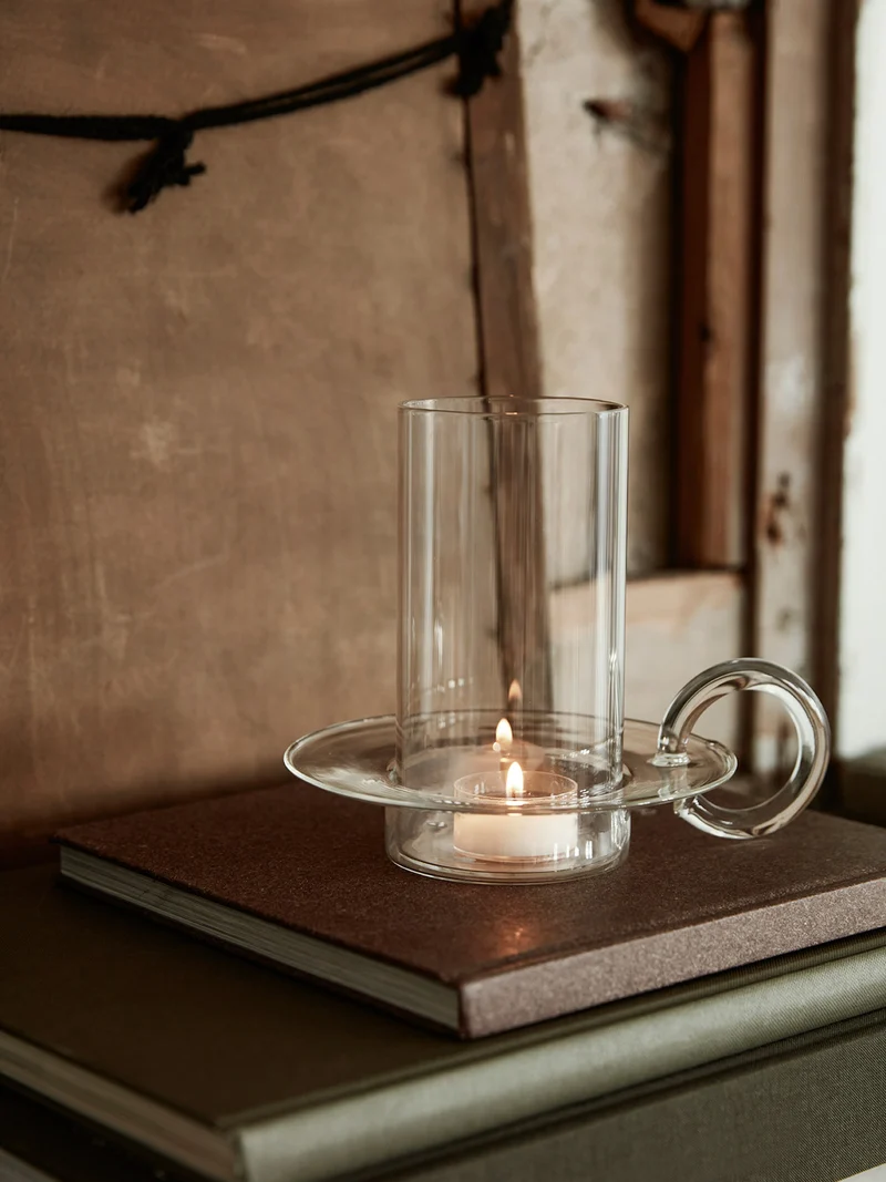 Luce Candle Holder - Clear