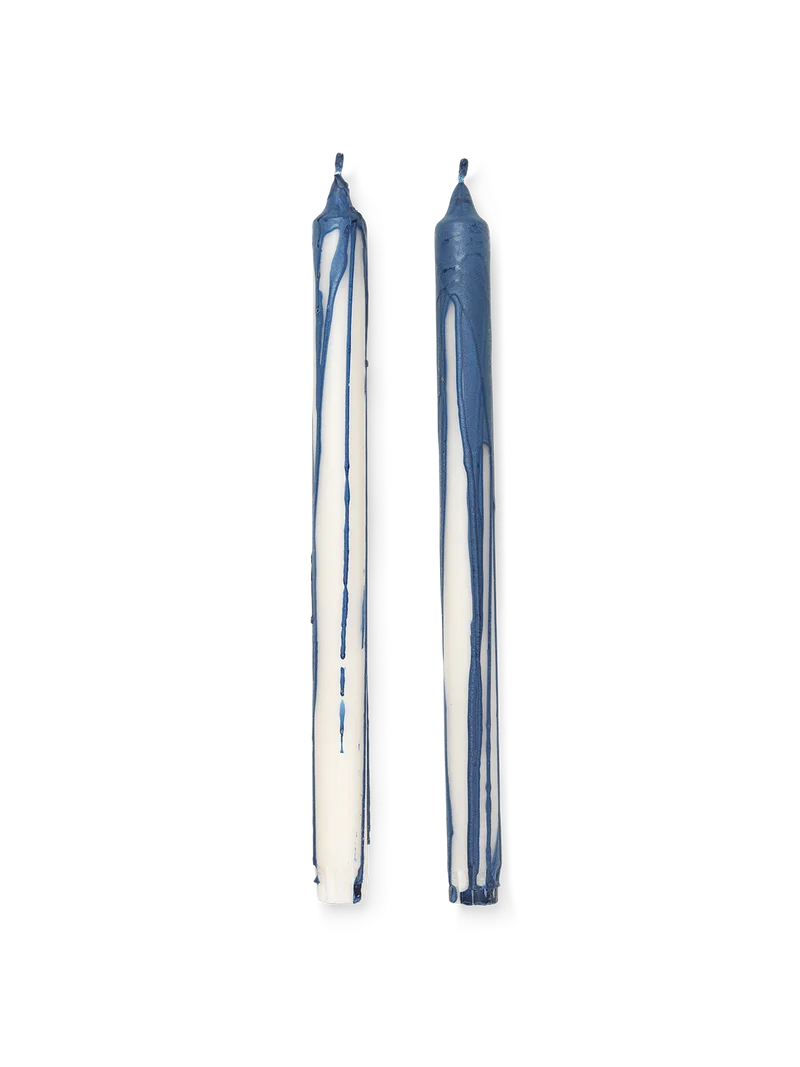 Dryp Candles - Set of 2 - Deep Blue