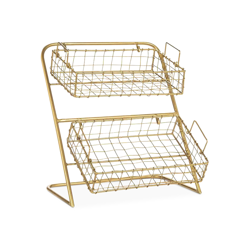 Network II - Storage rack with 2 trays