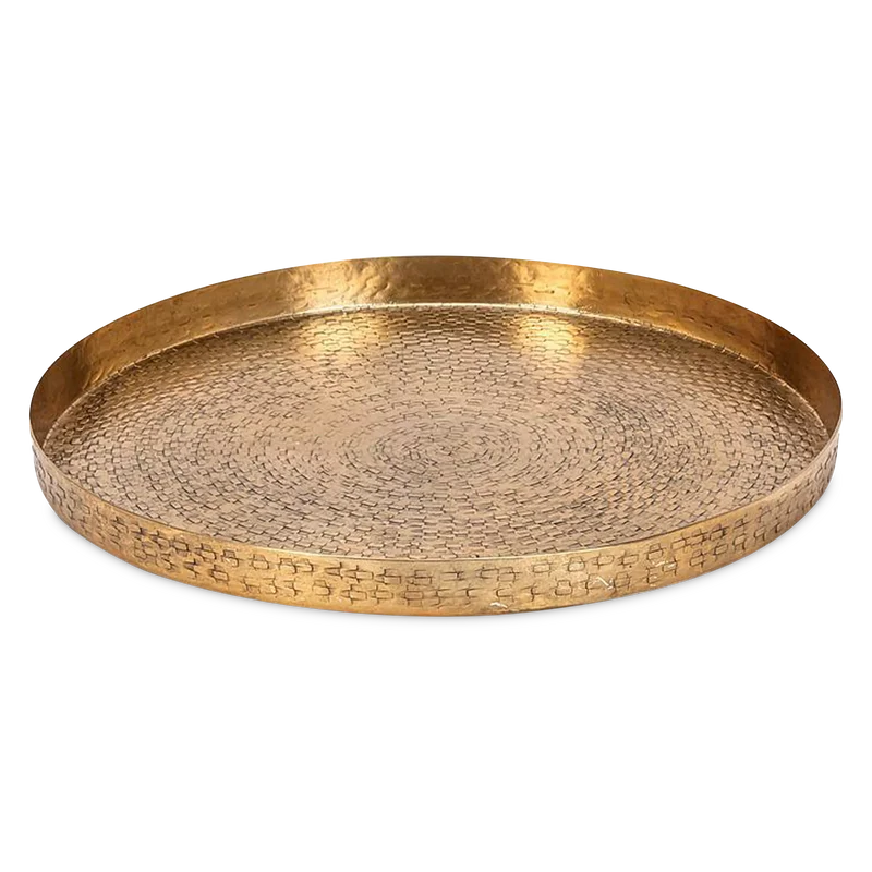 Marrakech - Hammered aluminum tray