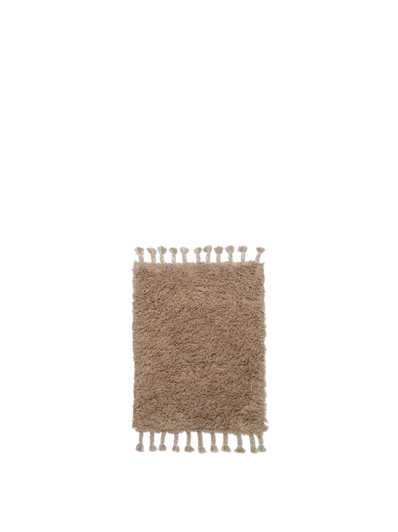 Amass Long Pile Mat - White Pepper