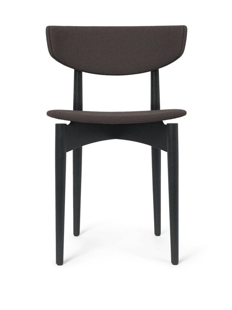 Herman Dining Chair - Upholstered - Grain - Black Ash/Chocolate