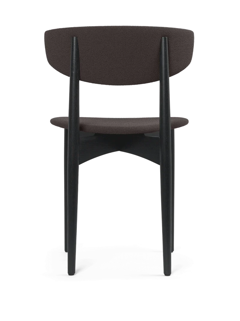 Herman Dining Chair - Upholstered - Grain - Black Ash/Chocolate
