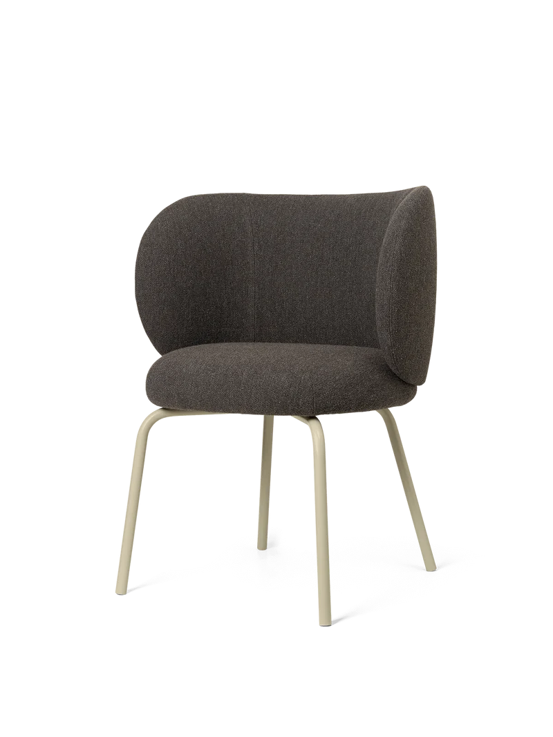 Rico Dining Chair - Cashmere - Hallingdal - Dark Grey/Brown