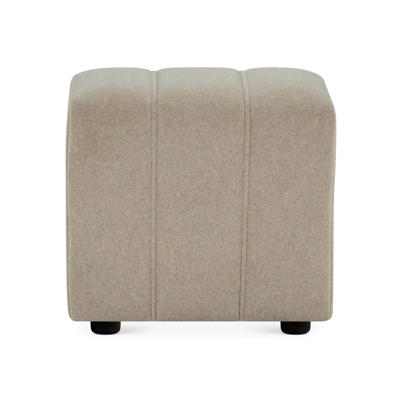Hush - Fabric-Upholstered Pouf