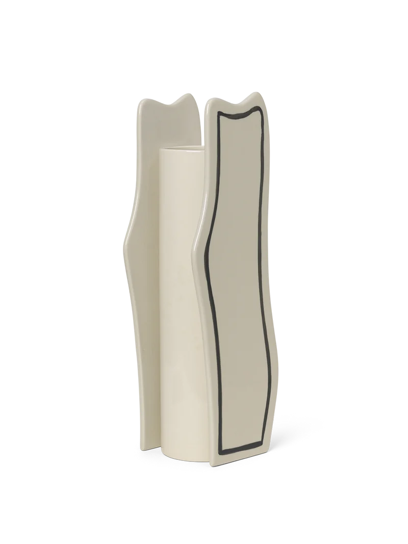 Paste Vase - Slim - Off-white