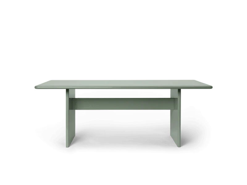 Rink Dining Table - 200 x 90 - Tea Green