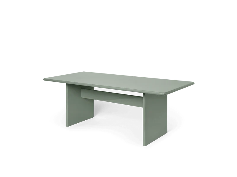 Rink Dining Table - 200 x 90 - Tea Green