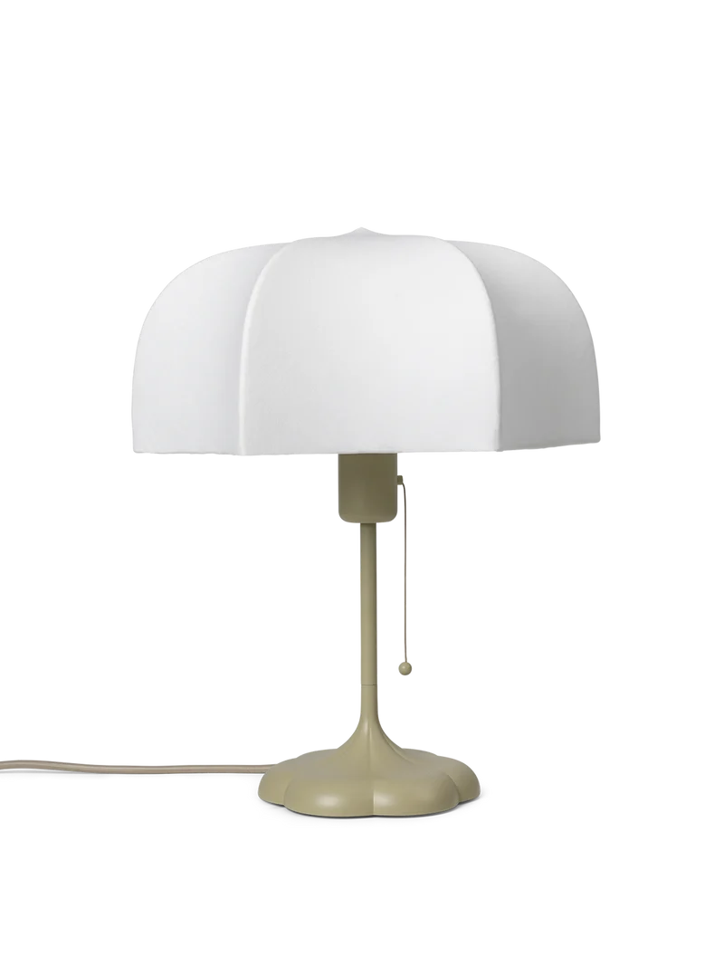 Poem Table Lamp - White/Cashmere