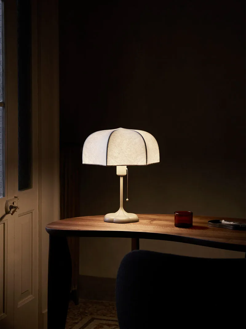 Poem Table Lamp - White/Cashmere