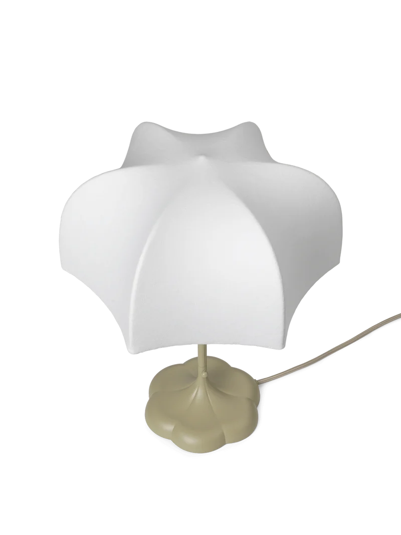 Poem Table Lamp - White/Cashmere