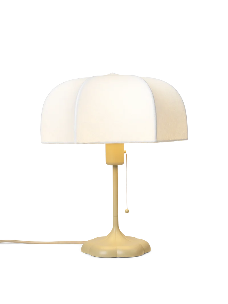 Poem Table Lamp - White/Cashmere