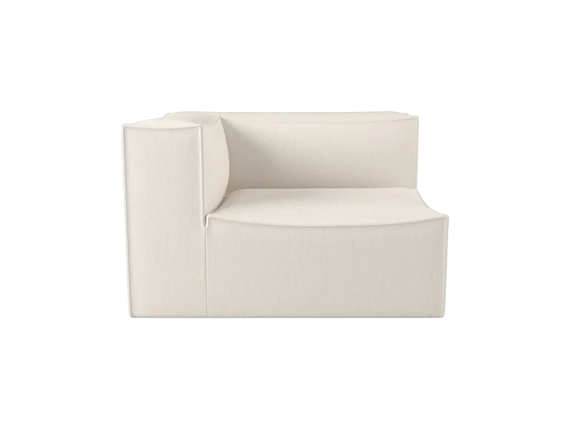 Catena Sofa Armrest Left S400 - Bouclé - Off-White
