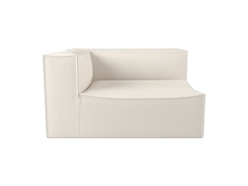 Catena Sofa Armrest Left L400 - Bouclé - Off-White