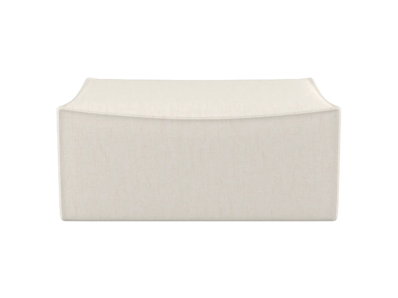 Catena Pouf Rectangular S501 - Bouclé - Off-White