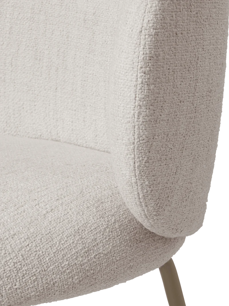 Rico Dining Chair - Cashmere - Bouclé - Off-White