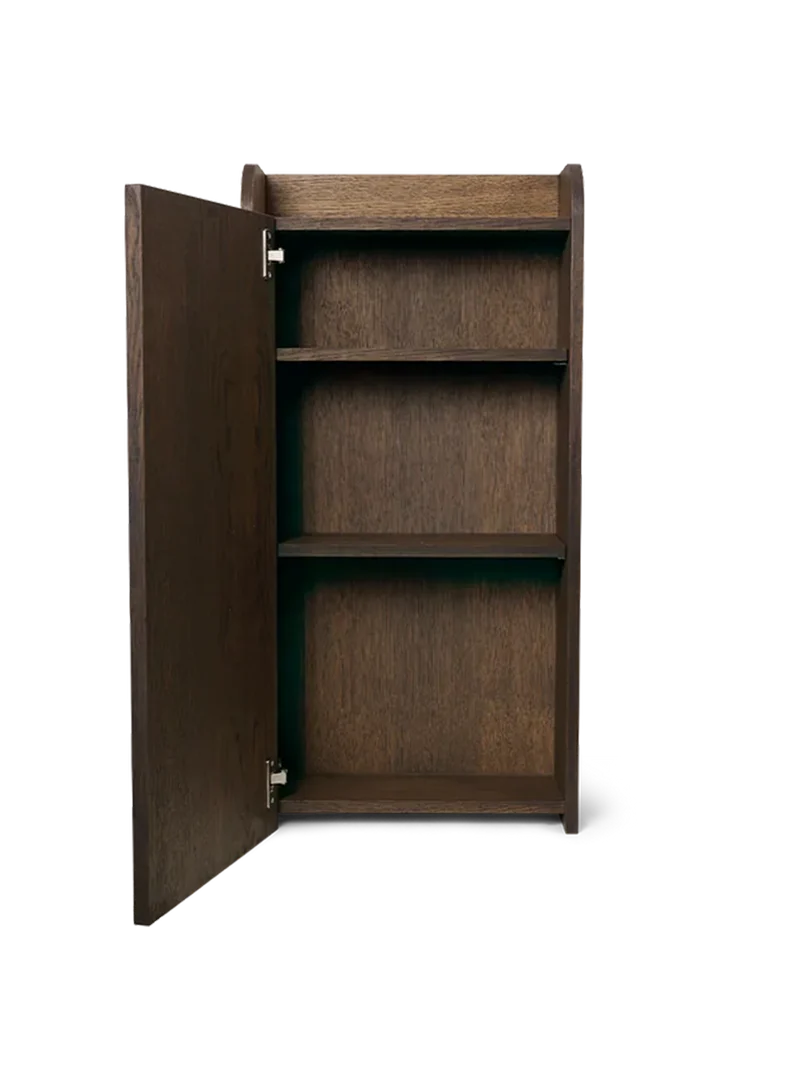 Sill Wall Cabinet - Dark Stained Oak