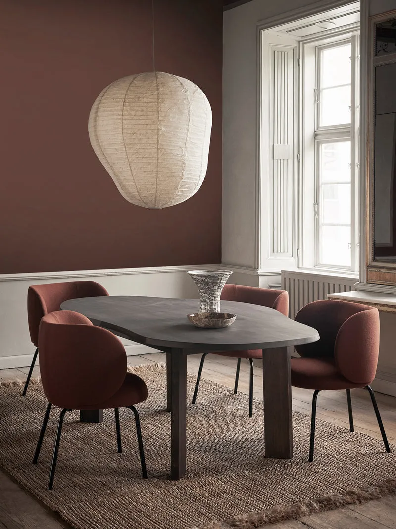 Rico Dining Chair - Black - Tonus - Red Brown