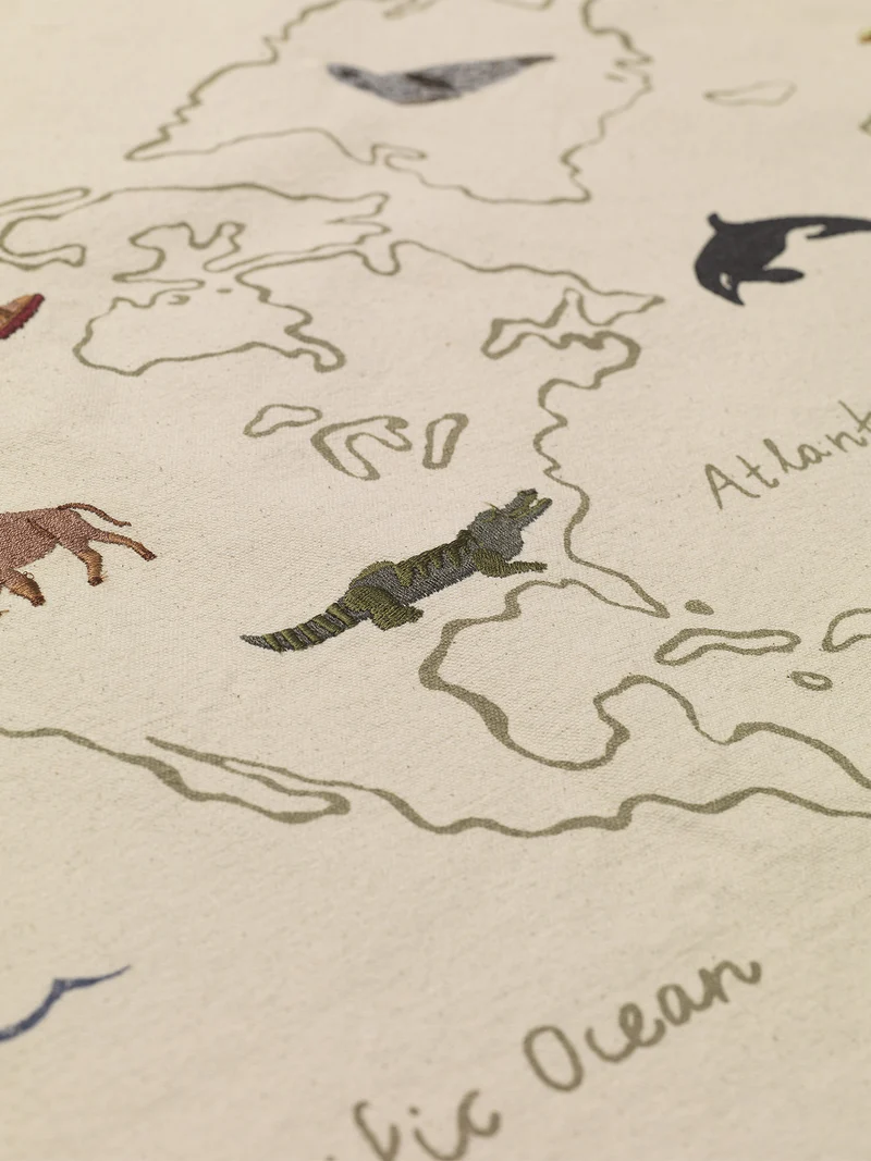 The World Textile Map - Off-white