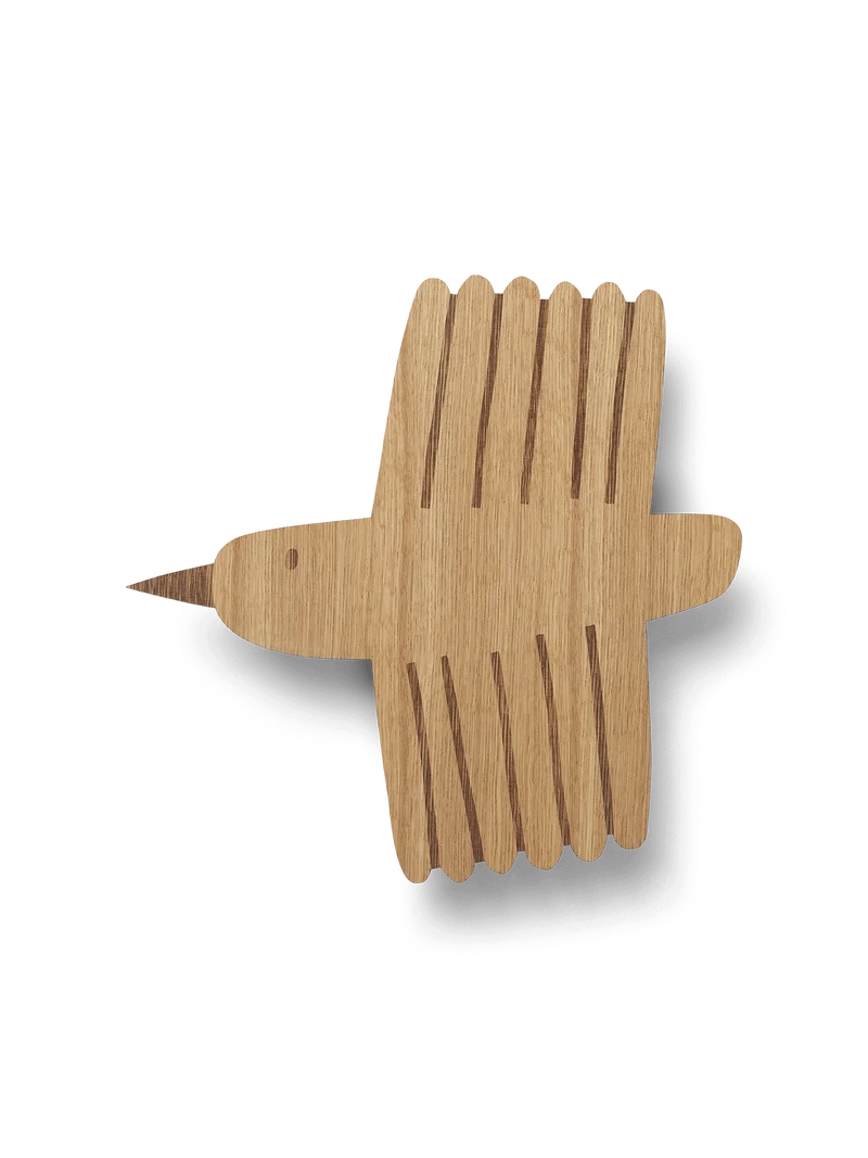 Bird Lamp - Oiled Oak
