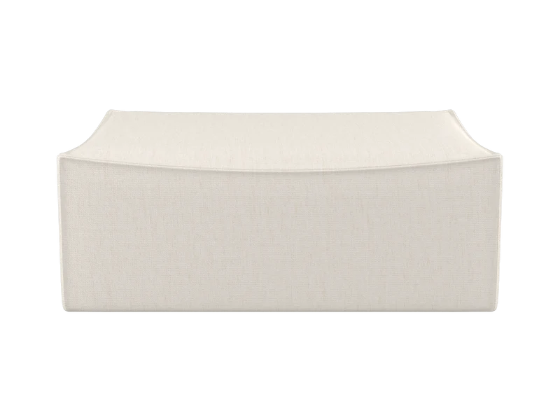 Catena Pouf Rectangular L501 - Bouclé - Off-White