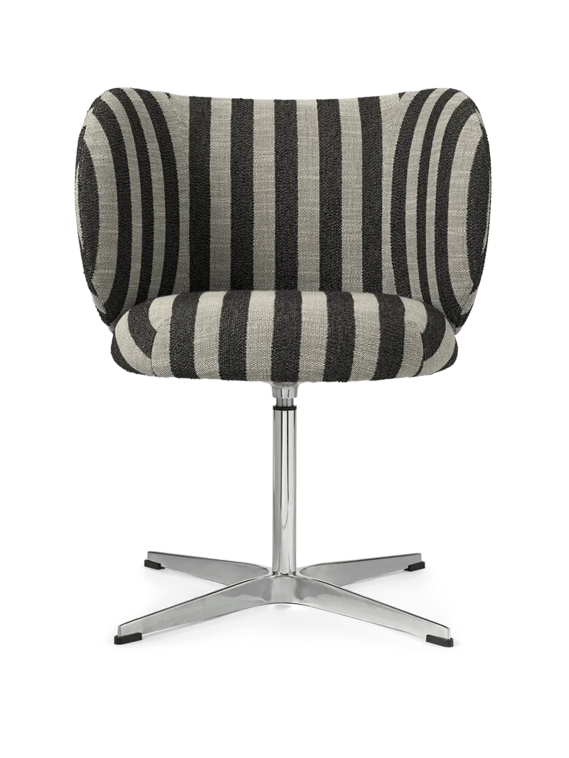 Rico Dining Chair - Swivel - Louisiana - Sand/Black