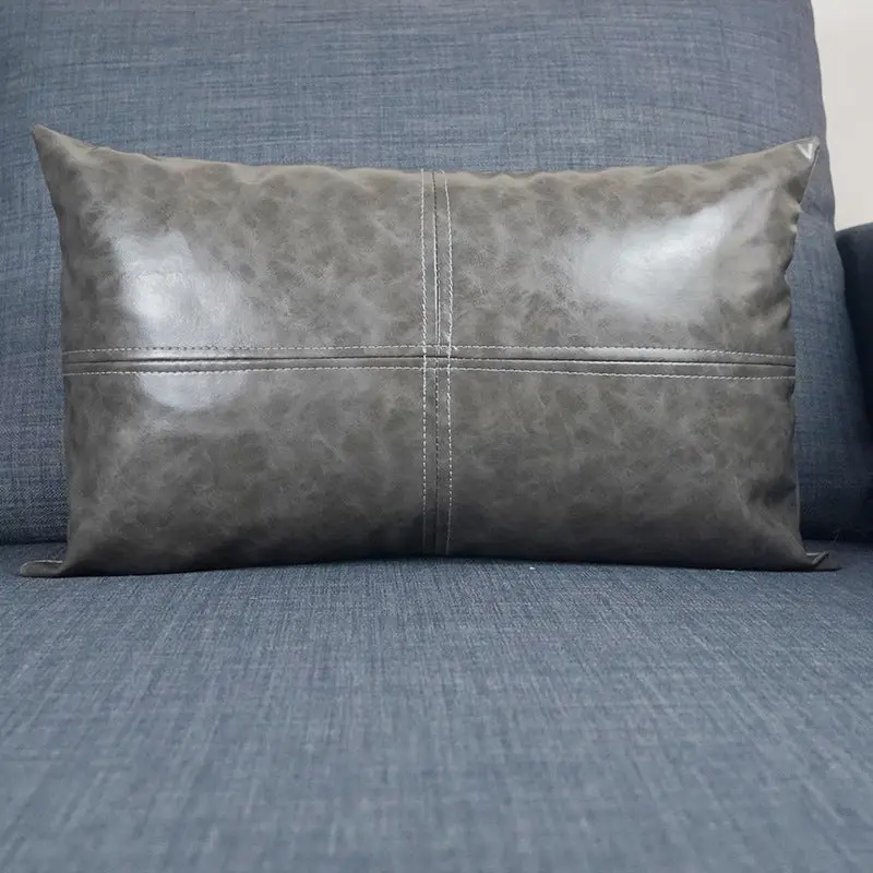 Housse de Coussin Simili-Cuir CRAZYHOR