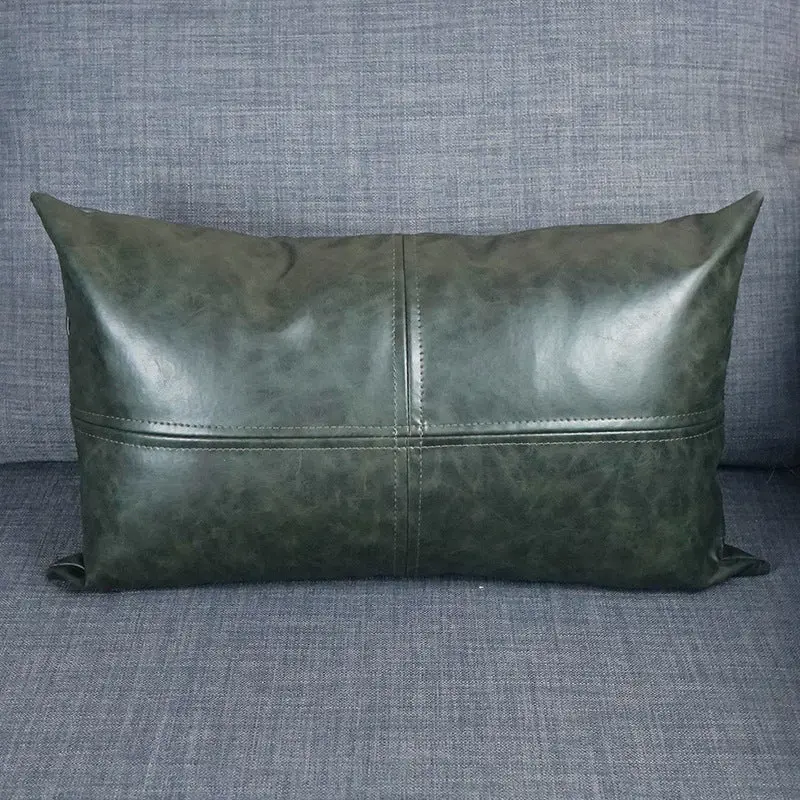 Housse de Coussin Simili-Cuir CRAZYHOR