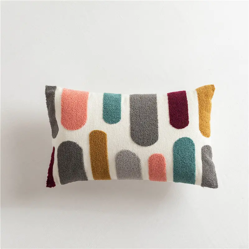 Housse de Coussin Géométrique BAKLU