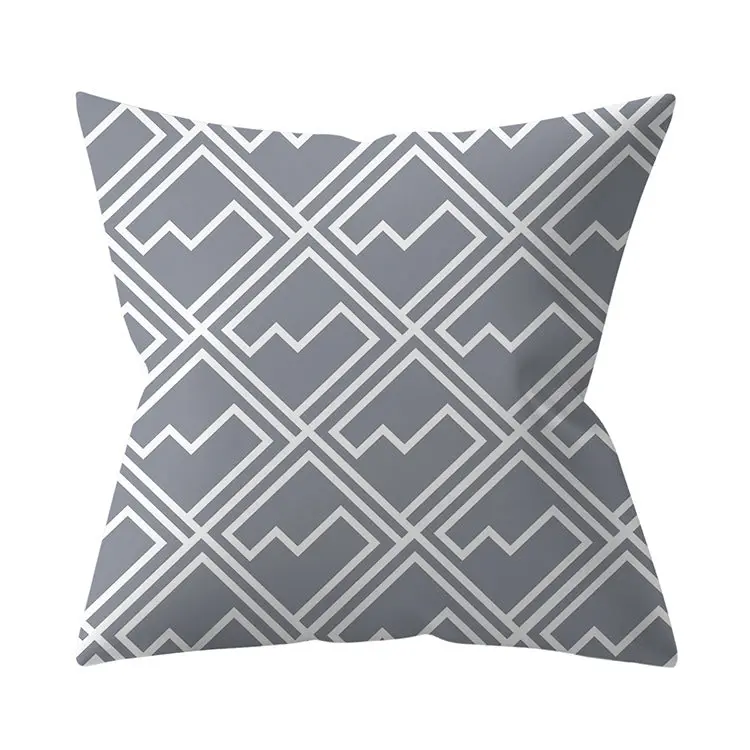 Housse de Coussin Géométrique SILVΞR