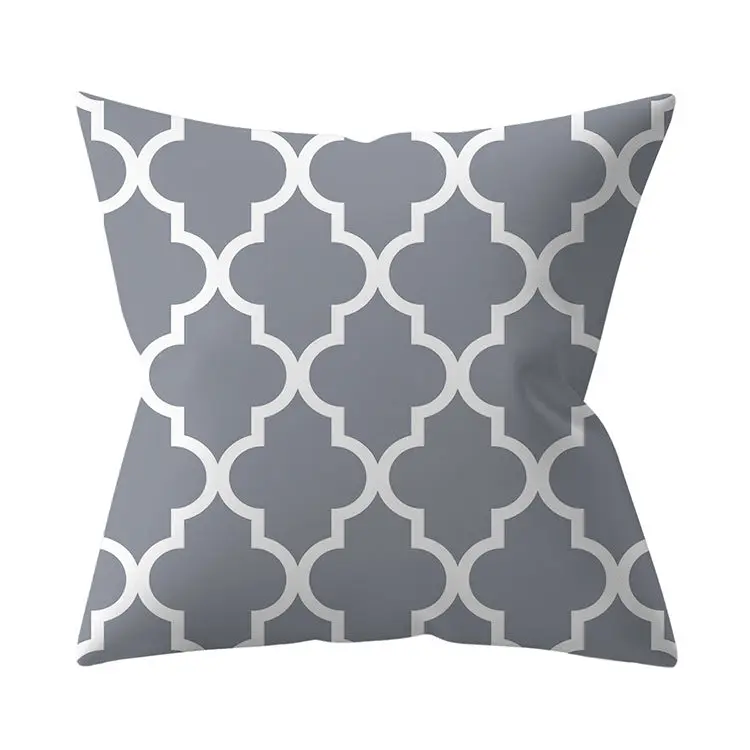 Housse de Coussin Géométrique SILVΞR