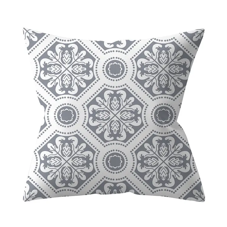 Housse de Coussin Géométrique SILVΞR