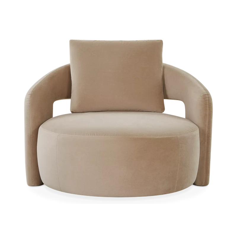 Mammuth - Velvet Armchair by Furninova