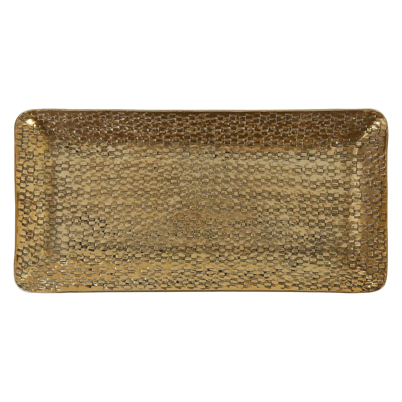 Marrakech - Hammered Aluminium Tray