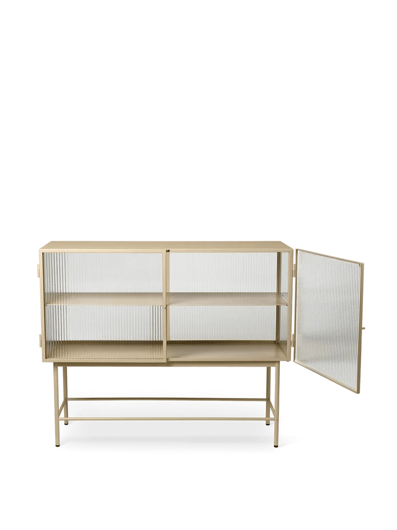 Haze Sideboard - Reeded Glass - Cashmere