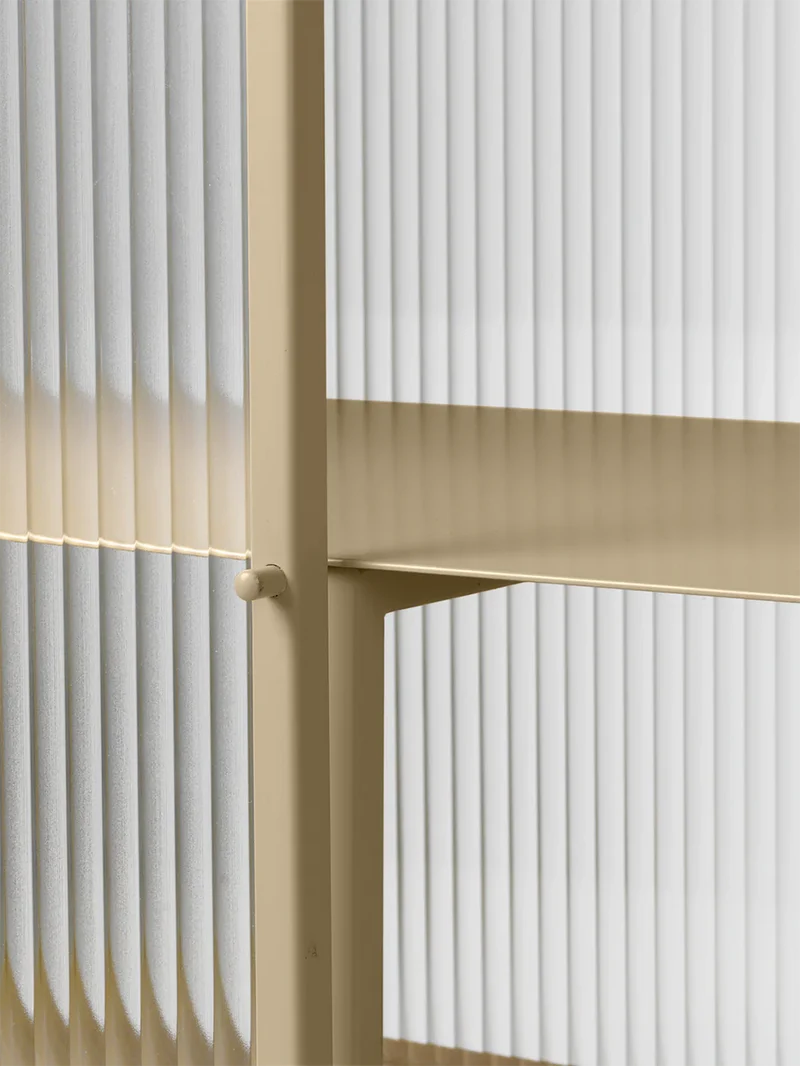 Haze Sideboard - Reeded Glass - Cashmere