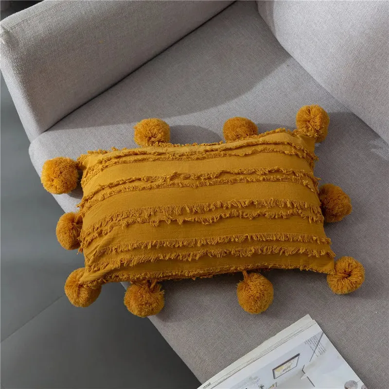 Housse de Coussin Nordic Tassel FJORD