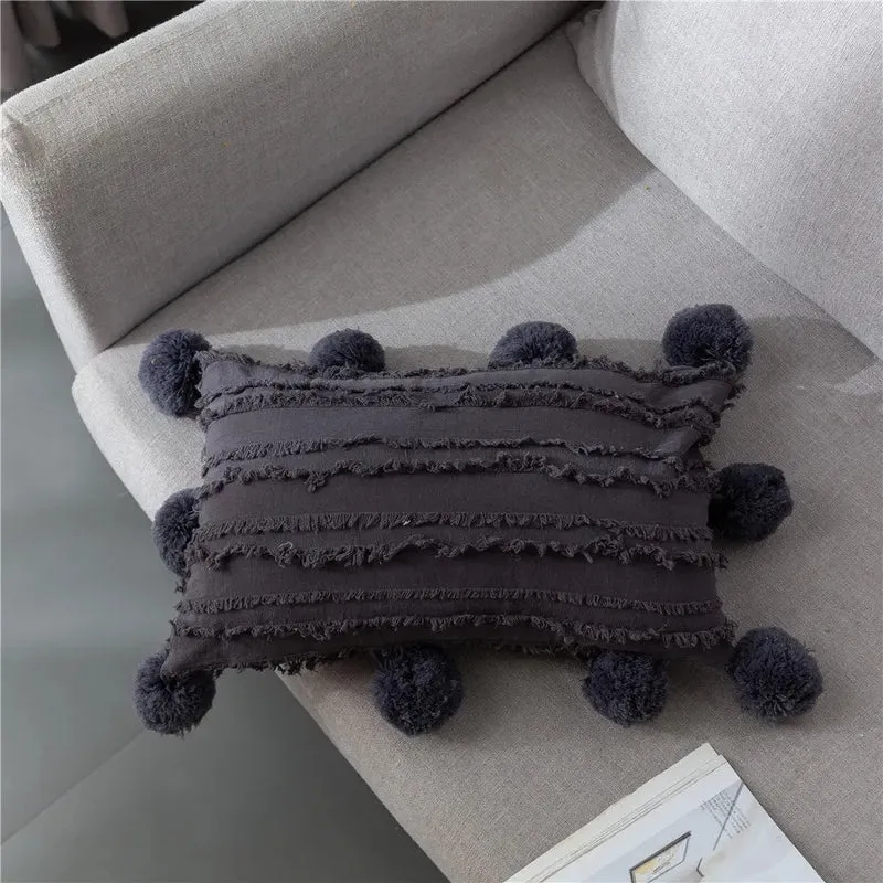 Housse de Coussin Nordic Tassel FJORD