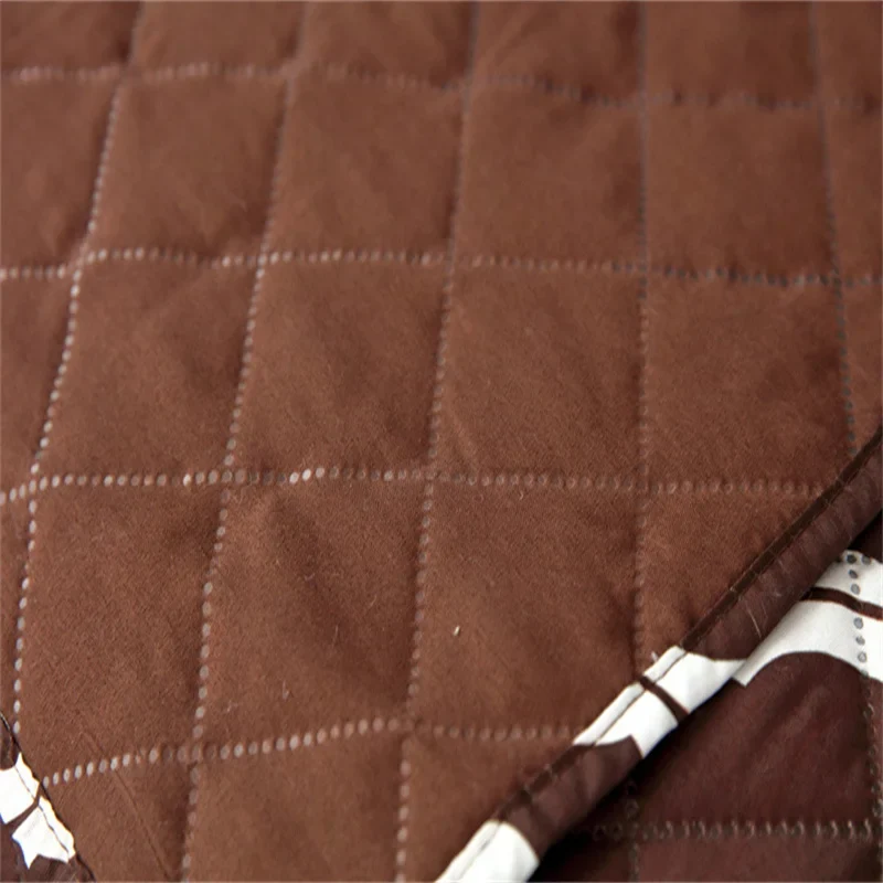 Protège Canapé Mosaïque Marron