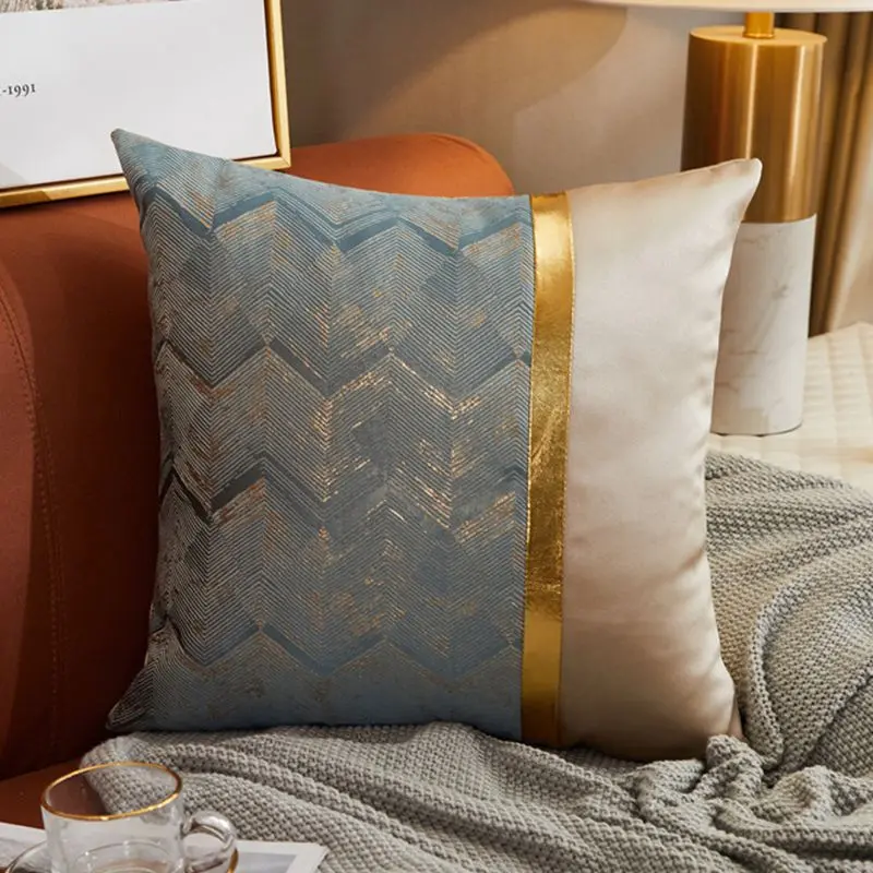 Housse de Coussin Moderne Satin LUXORA
