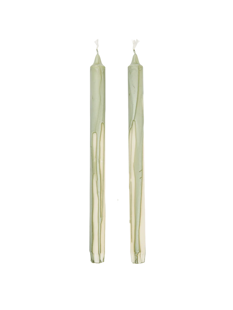 Dryp Candles - Set of 2 - Tea Green
