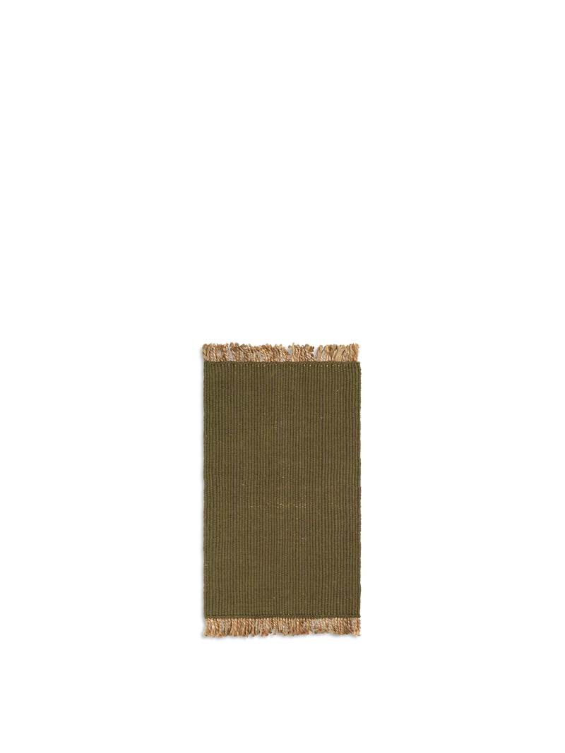 Block Mat - Olive/Natural