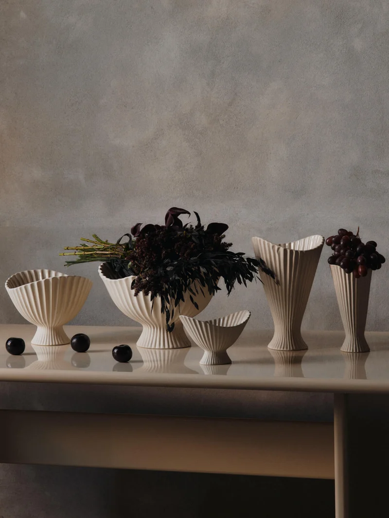 Fountain Vase - Large - Off-White