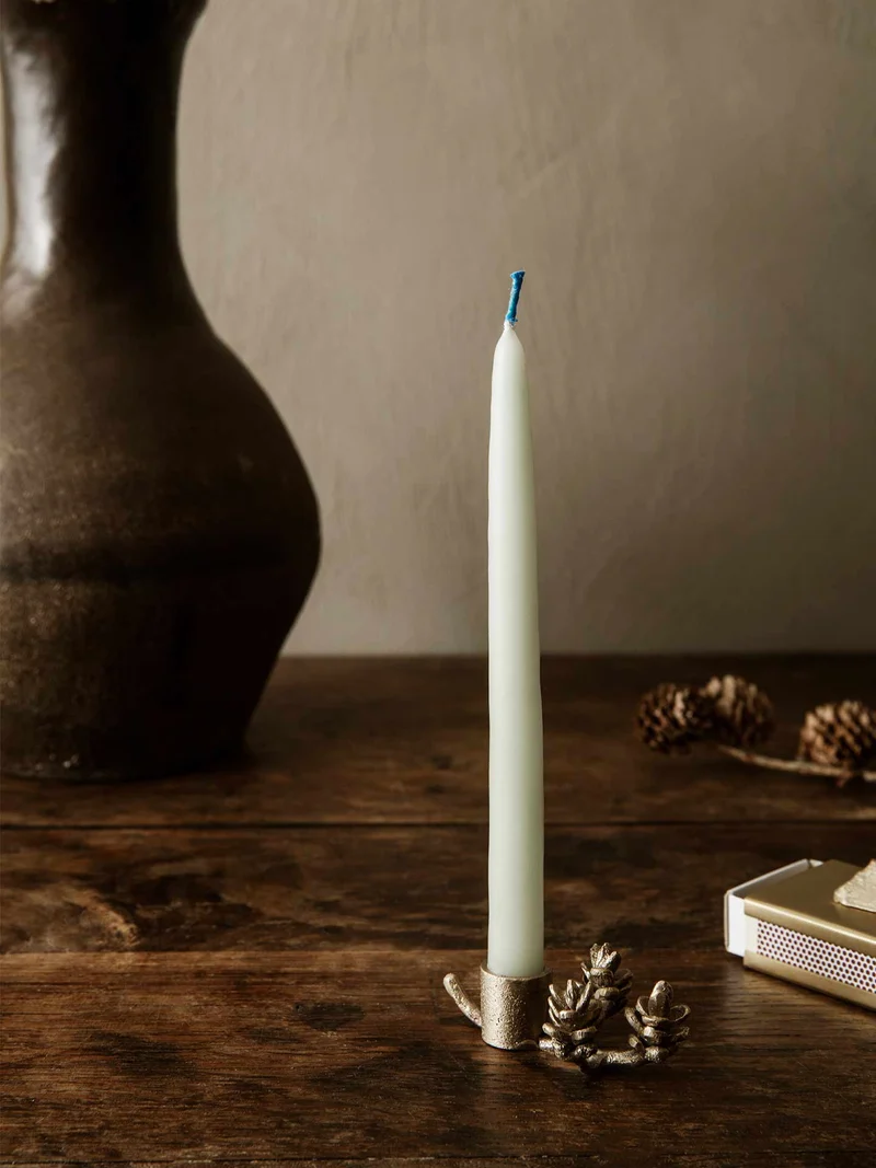 Forest Candle Holder - Brass