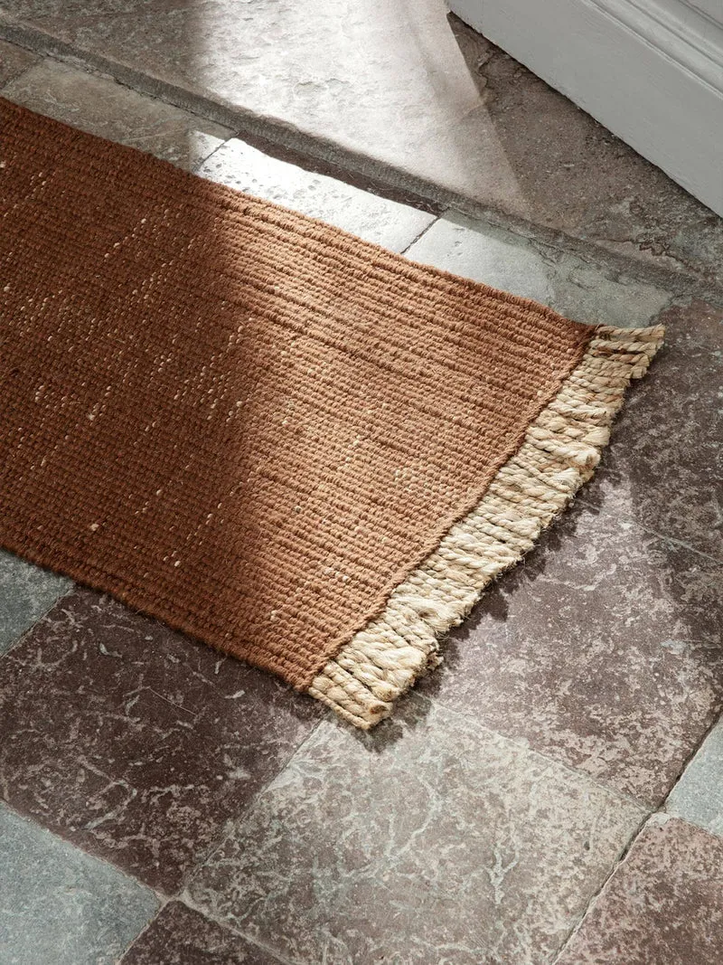 Block Mat - Dark Brick/Natural