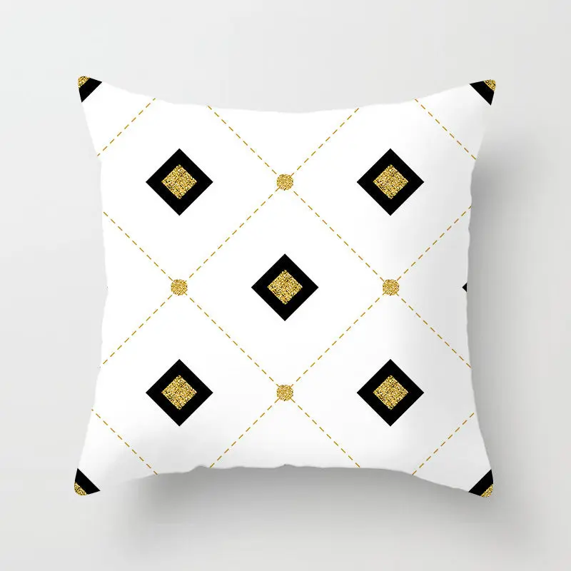 Housse de Coussin Géométrique AURELI