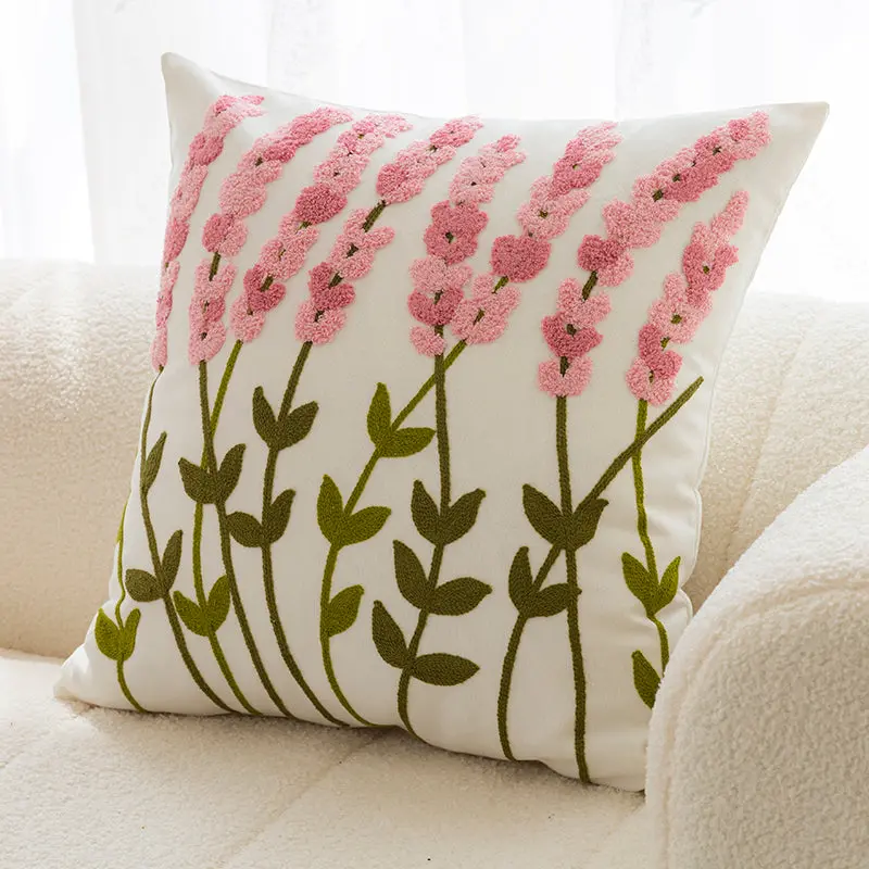 Housse de Coussin Brodée Avella